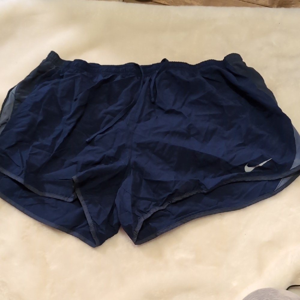 Nike Women's Dark Blue Athletic Shorts